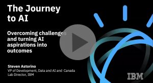 Press play to start presentation video - The Journey to AI