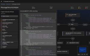 IBM Quantum Safe Explorerのコード解析の画面