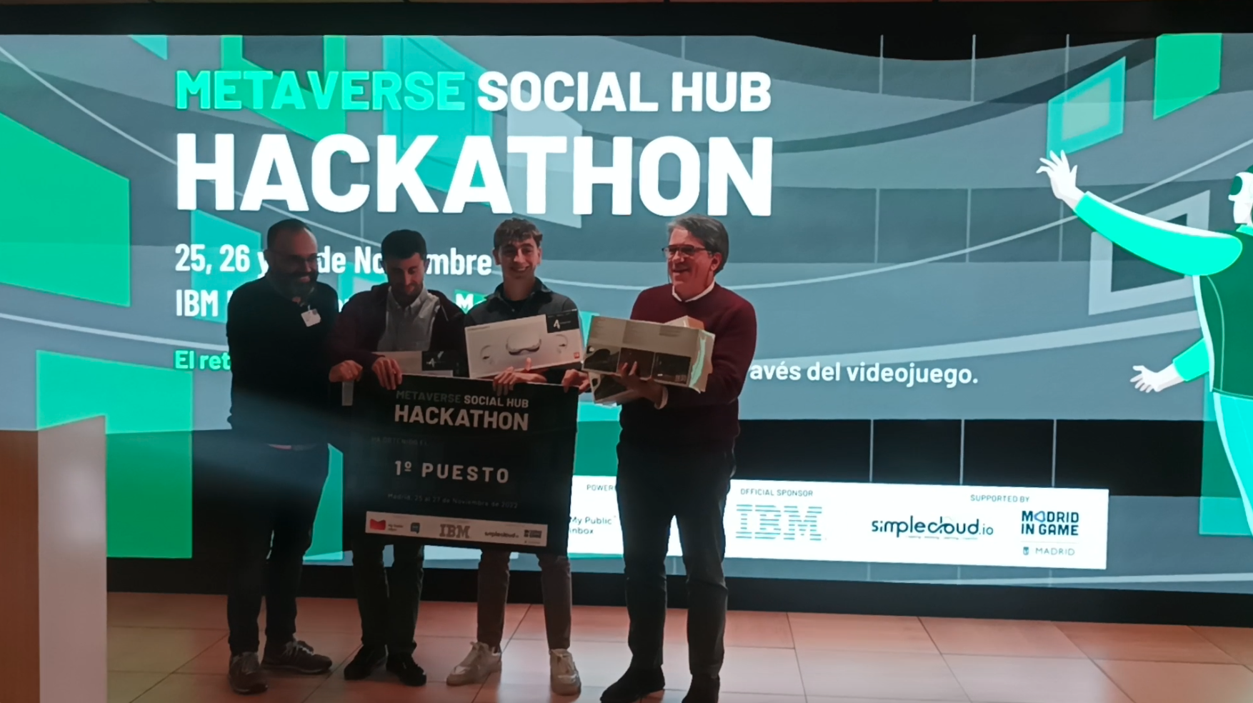 Ganadores del Hackathon de IBM