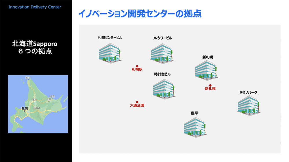 図1:イノベーション開発センターの札幌拠点