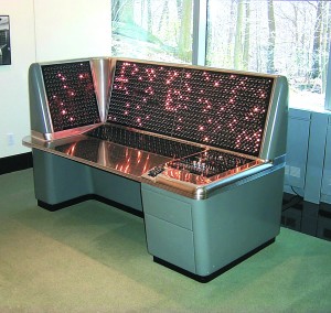 IBM’s Selective Sequence Electronic Calculator, which operated from 1948 to 1952, had 12,500 vacuum tubes and more than 21,000 relays. The first computer to store data, the SSEC calculated positions of the moon and planets.