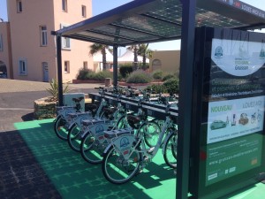 Solar charging station for electric bikes